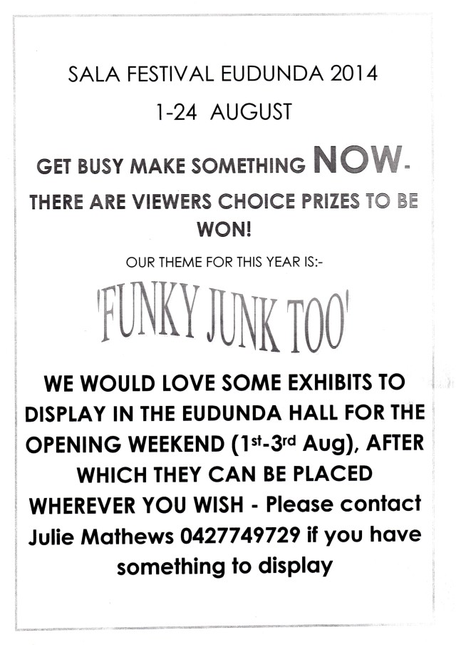 Funky Junk Too flier