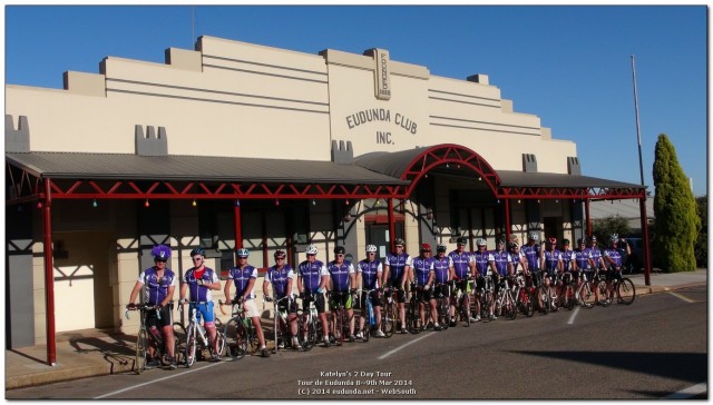 Riders of the Katelyn's 2 Day Tour - Tour de Eudunda 2014