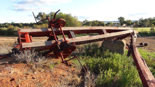 Robertstown Wooden Railway Crane - Heritage