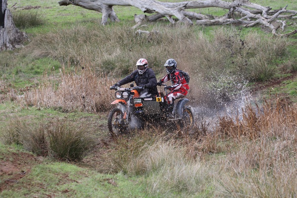 Sidecar 5 Shane Noble-Matthew Greenham - water crossing Outright 82