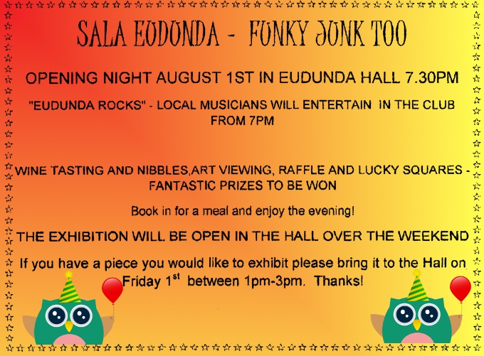 SALA Eudunda Opening 2014 – ALL WELCOME