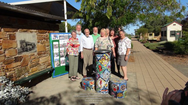 Eudunda SALA Artists Open Community Mosaic Project - Drinking Fountain