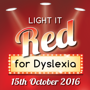 Light It Red For Dyslexia 2016