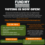 Fund My Neighbourhood – Vote for OUR REGIONS Projects