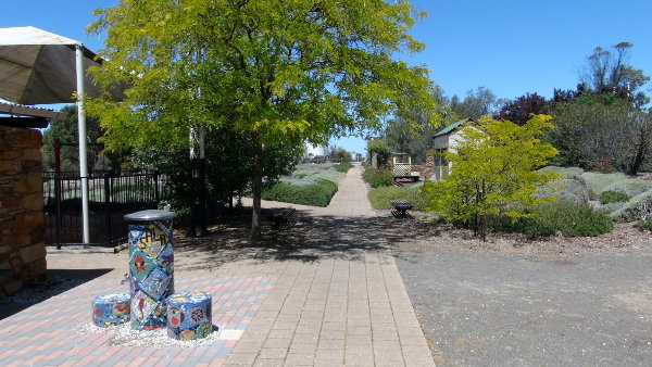 SALA Mosaic Water Fountain - Railway Memorabilia - Lavender Trail