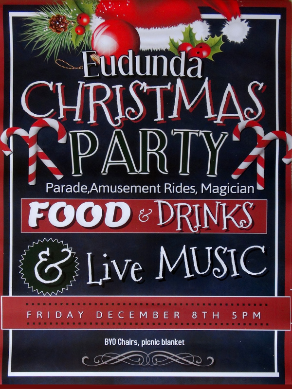 Eudunda Christmas Parade - 2017 - flier