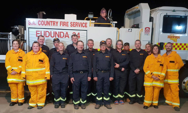 Eudunda CFS Volunteers new uniforms