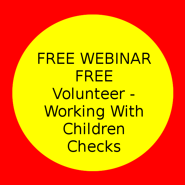 FREE Volunteer – Working With Children Checks