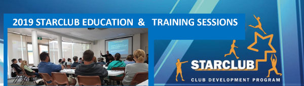 2019 Starclub Education & Training Sessions - Banner