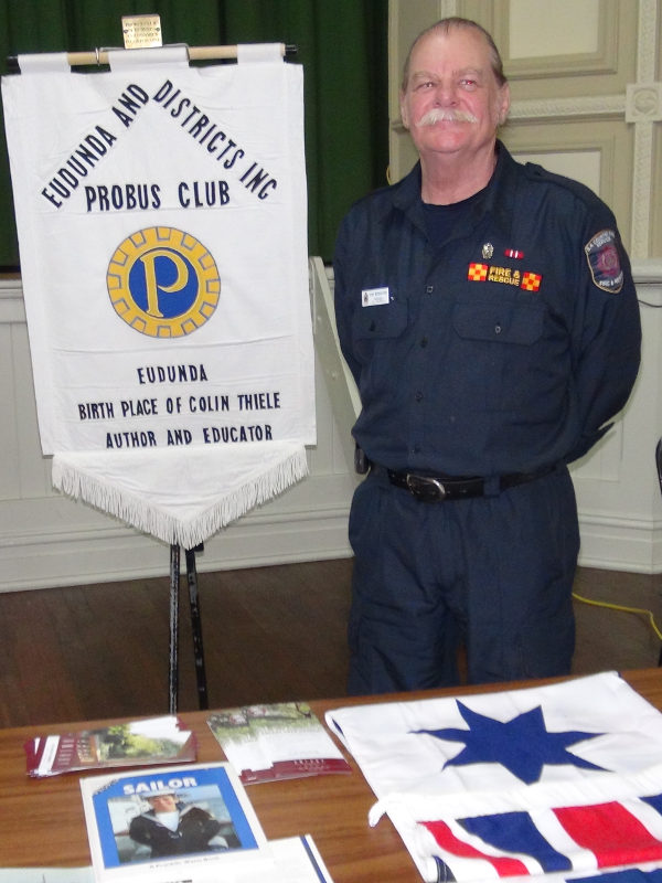 Andy Riemekasten speaks at Eudunda Probus August Meeting 2019