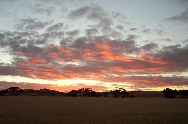 Neales Flat Sunset