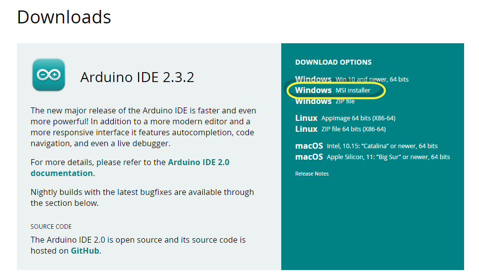 The Arduino Microcontroller Club - Eudunda - Downloads Help